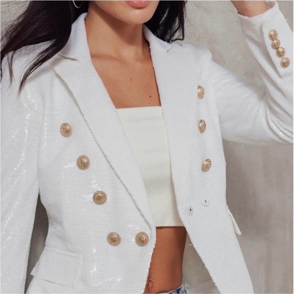 Generation Love Viva Sequin Blazer XS  NWT